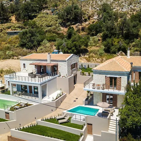 Upper View Villa 1, With Private Pool * Chania (Crete)